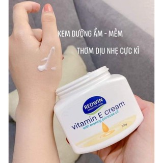 Kem Dưỡng Da toàn thân mịn, thơm REDWIN Vitamin E Cream hộp 300g Úc
