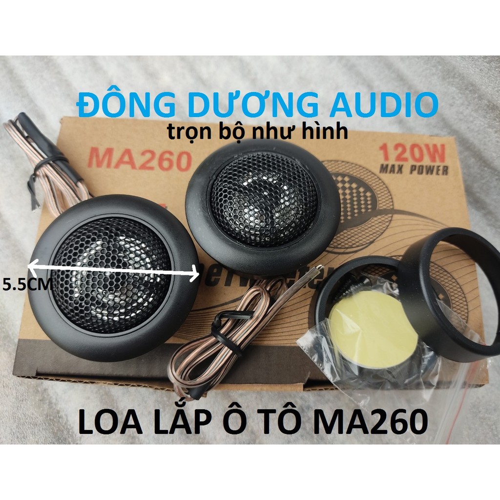 LOA TREBLE MINI 5.5CM MA260 - GIÁ 1 ĐÔI - HÀNG NHẬP KHẨU