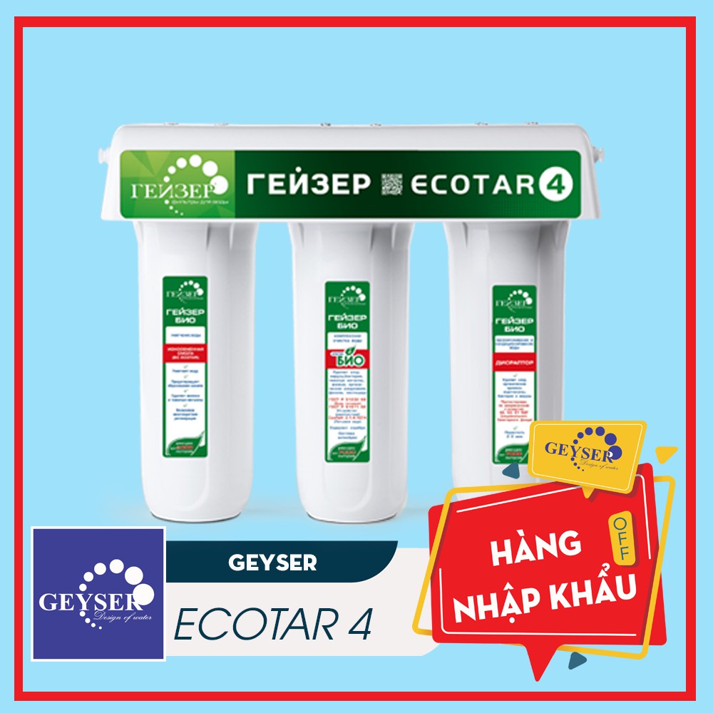 Máy lọc nước  GEYSER ECOTAR 4 , Công nghệ lọc Nano giữ nguyên khoáng