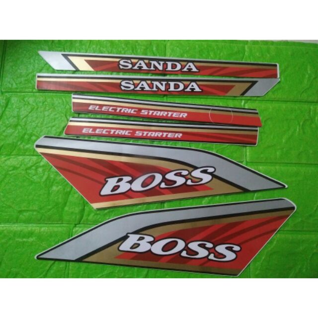 Bộ tem Sanda Boss đời đầu