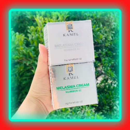 Bộ đôi Kem Nám Mảng Melasma KAMEL 15g Tái Tạo Da, Loại Bỏ Nám Sạm, Làm Sáng; Đều Màu Da KARMEL OFFICIAL