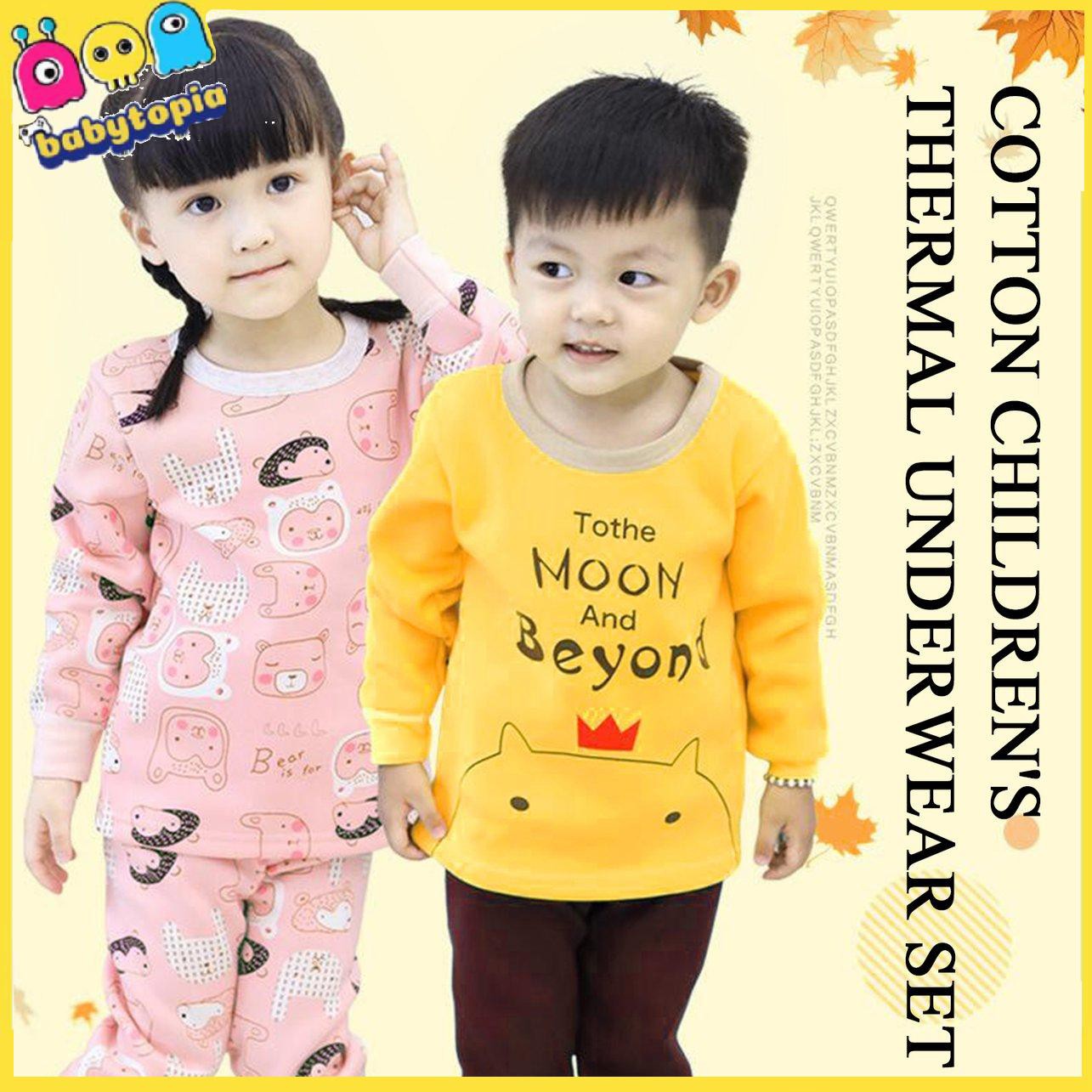 Bộ Quần Áo Cotton Tay Dài Mềm Mại Cho Bé