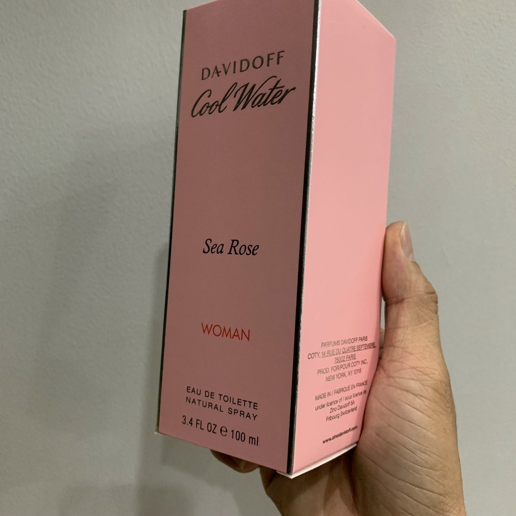Nước hoa Davidoff cool water sea rose woman 100ml (sản xuất không bao kiếng bên ngoài)