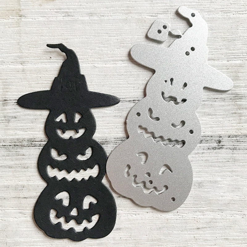 Khuôn Cắt Giấy Kim Loại Hình Bí Ngô Halloween