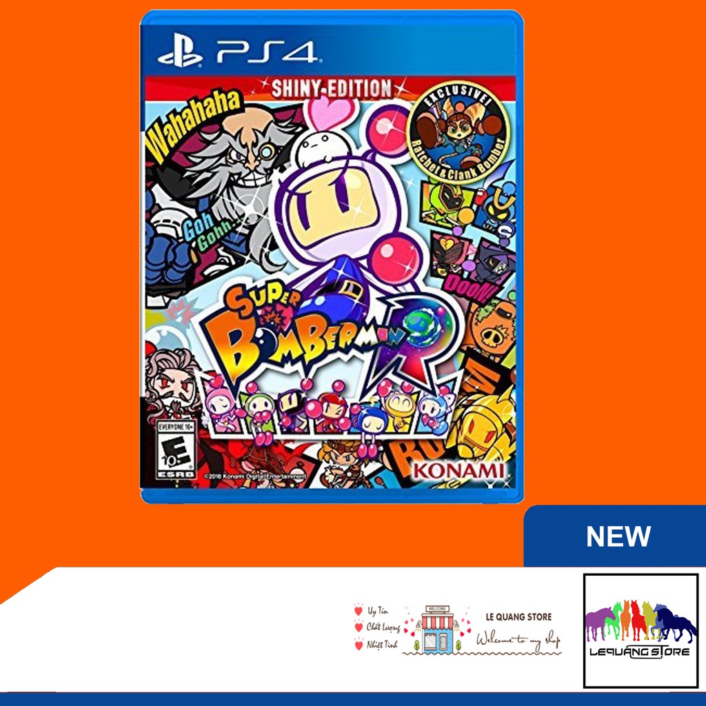 Đĩa game PS4: Super Bomberman R