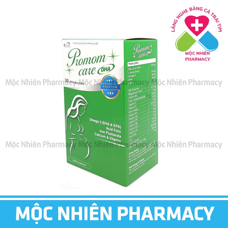 Vitamin Bầu, Bổ Sung Vitamin Cho Mẹ, Promom Care DHA, Mẹ Khoẻ, Bé Thông Minh