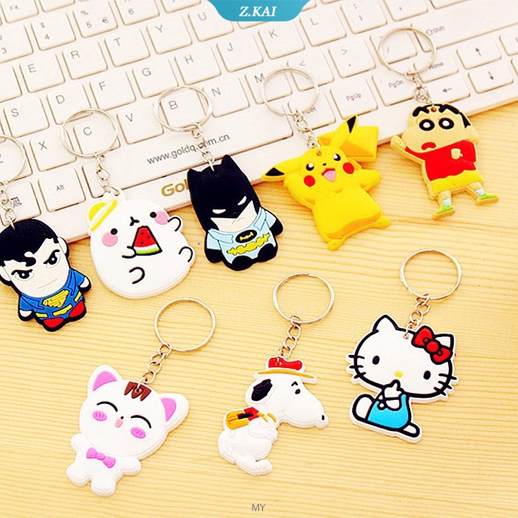 Móc khóa silicon hoạt hình