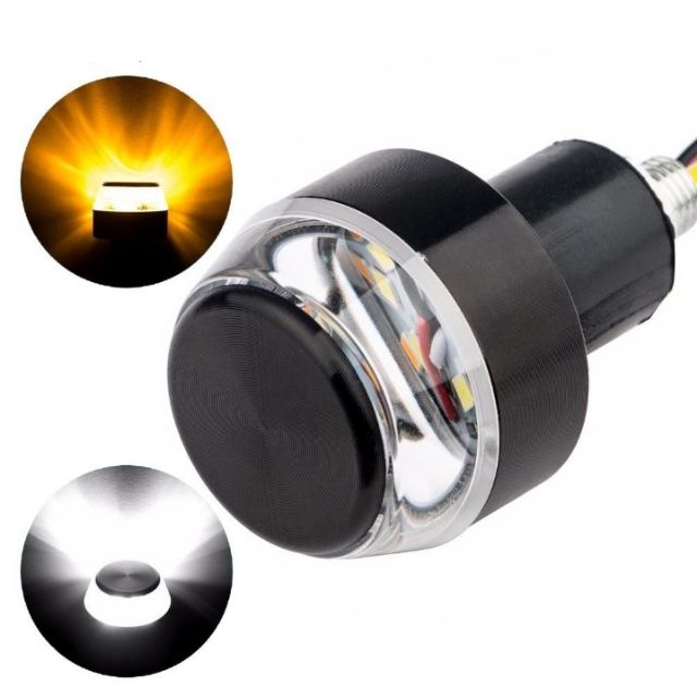 •••HCM••• Cặp Gù LED Tay Lái Xe Máy 2 Chế Độ Sáng