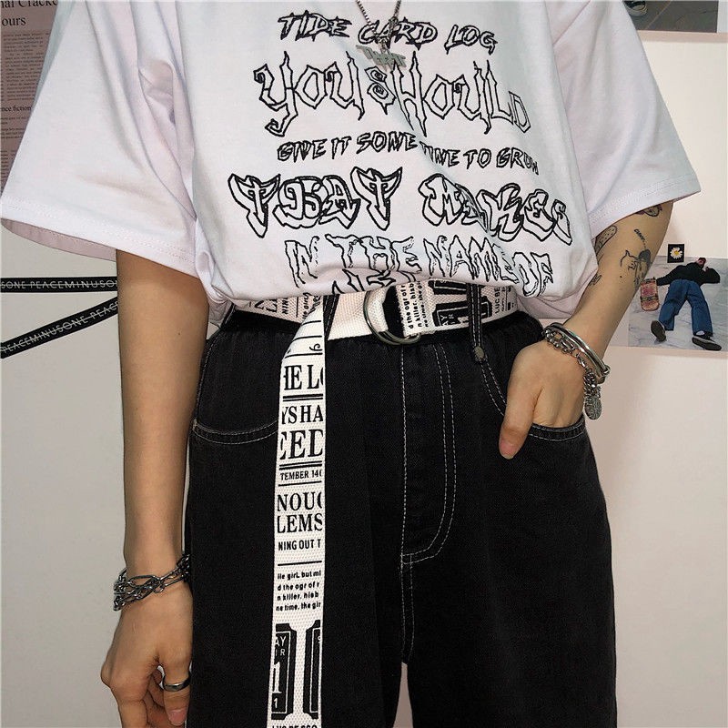 Thắt lưng vải canvas thời trang cá tính dành cho nam và nữ