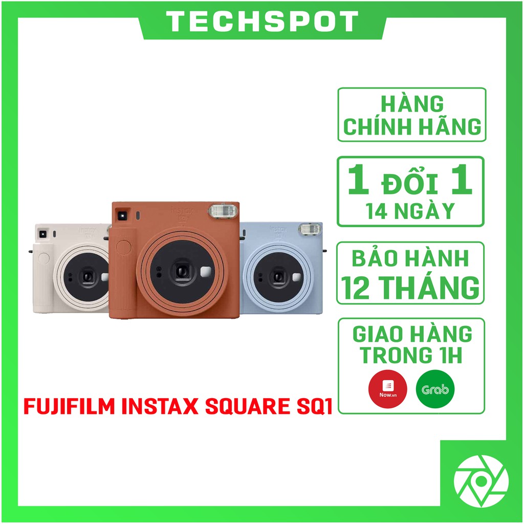 Fujifilm Instax SQUARE SQ1 - Máy ảnh lấy ngay chính hãng Fujifilm - tặng kèm 10 films