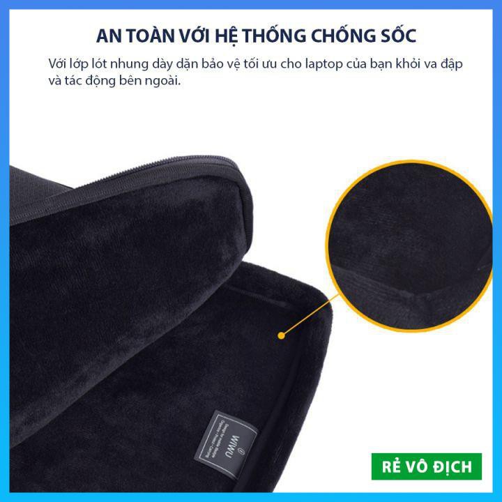 [Rẻ Vô Địch] Túi Xách đựng Laptop, Macbook 13/14/15.6 inch - WiWU Pilot Sleeve - Thiết Kế Thời Trang