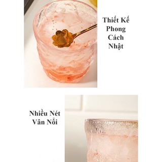 Ly Thủy Tinh Kiểu Dáng Sang Trọng Dạng Vân