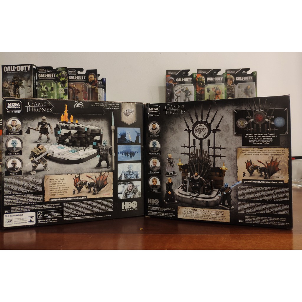 Bộ xếp hình Mega Bloks Construx Game of Thrones: The Iron Throne Ngai sắt (GKM68)