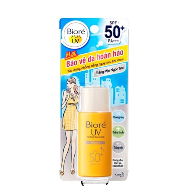 Chống nắng Biore Perfect Block Milk