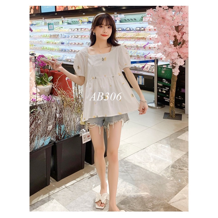 Bộ Áo Quần Mặc Bầu Xinh AB306