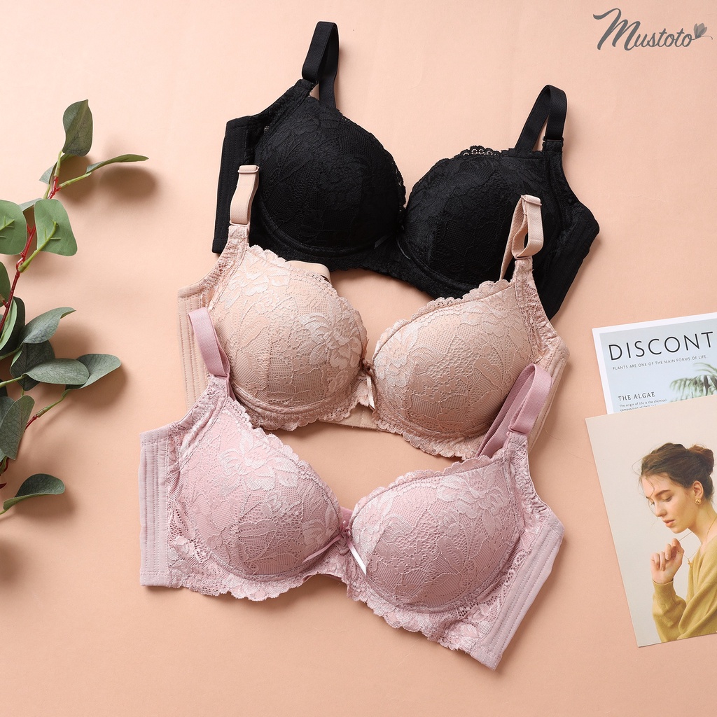 Áo Lót Nữ Ren Siêu Nâng Ngực Mút Dày 5cm Có Gọng Bra Cirrus