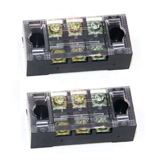 Cầu nối dây điện 3 pha 15A - DOMINO đấu dây diện (TB-1503)