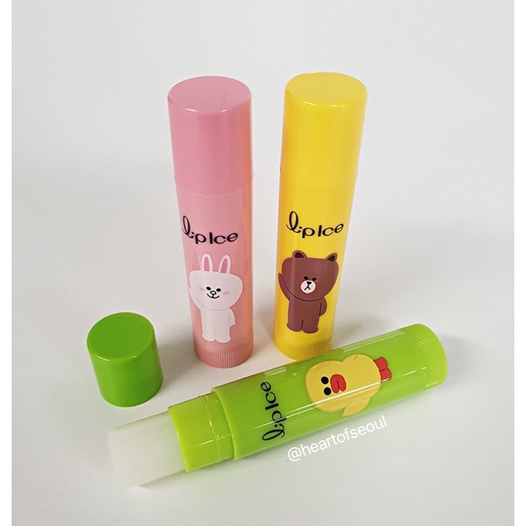 Son dưỡng Lipice Line Friends Lip Balm nội địa Hàn 3.5g (Bill Hàn)