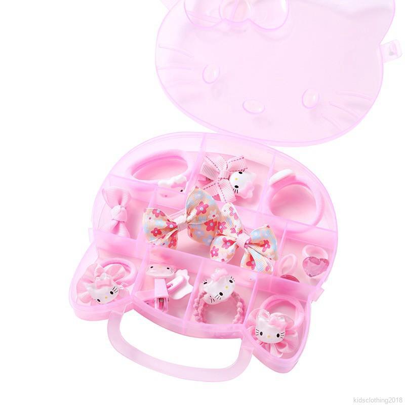 Kẹp Tóc Hello Kitty Dễ Thương Cho Bé Gái