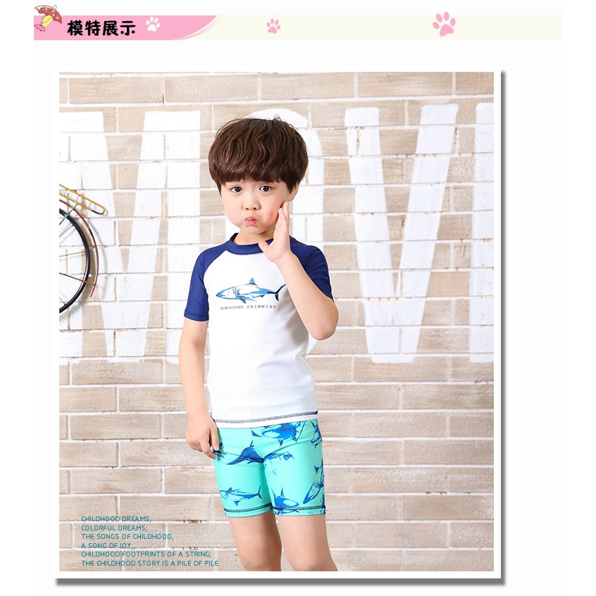 Đồ bơi bé trai (tặng kèm nón)_BT04
