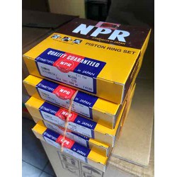 Bạc séc măng máy (Piston ring NPR made in Japan for ) Yanmar TS155 TS180 NS180