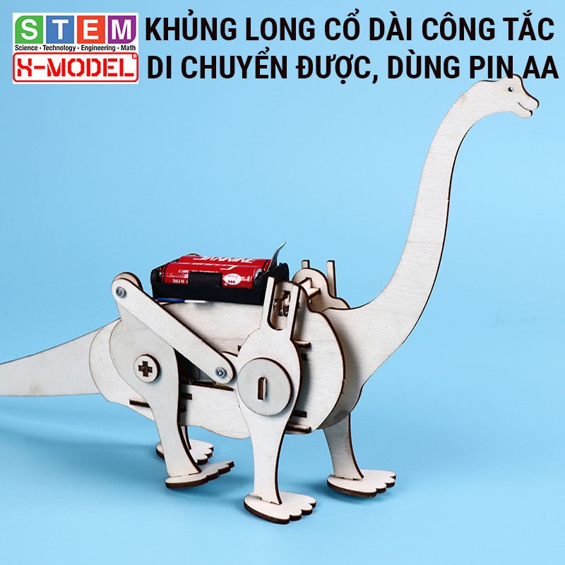 Đồ chơi thông minh, sáng tạo STEM Mô hình lắp ráp Khủng long X-XMODEL cho bé, Đồ chơi cho bé DIY| Giáo dục STEM, STEAM