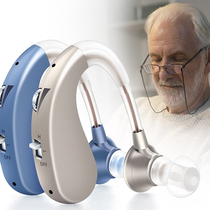 Tai Nghe Trợ Thính, Máy Trợ Thính Không Dây VHP1204 Cao Cấp - Siêu Lọc Tạp Âm, Siêu Tiết Tiết Kiệm Pin