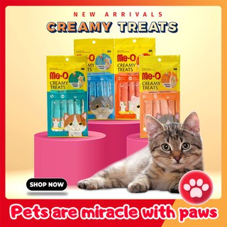 Súp Thưởng Me-O Creamy Treats Cho Mèo Gói 4 Thanh X 15g