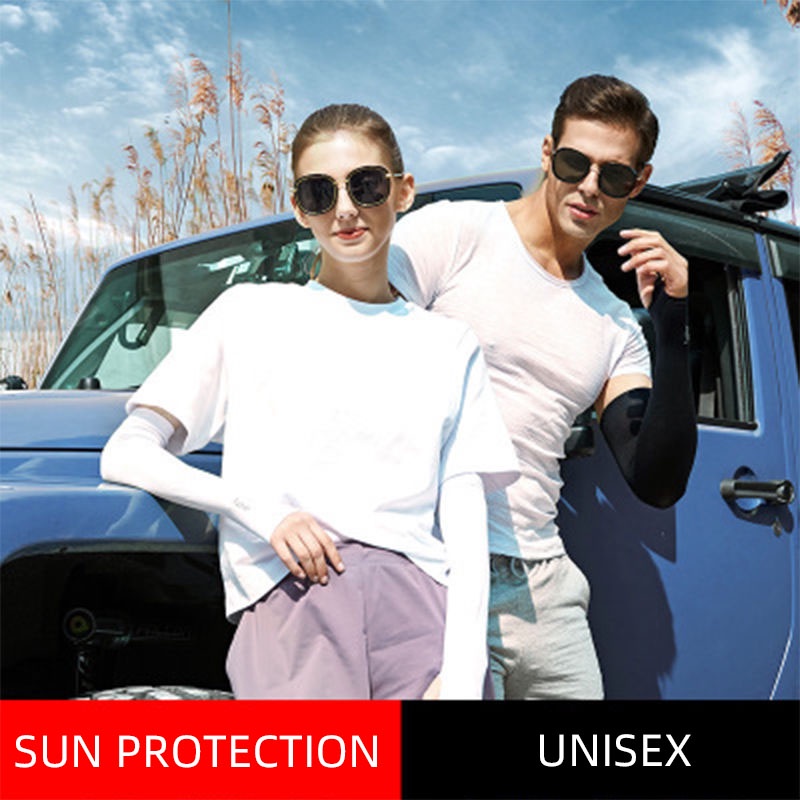 Găng Tay Chống Nắng Bằng Lụa Lạnh Mỏng Phong Cách Hàn Quốc Cho Nữ