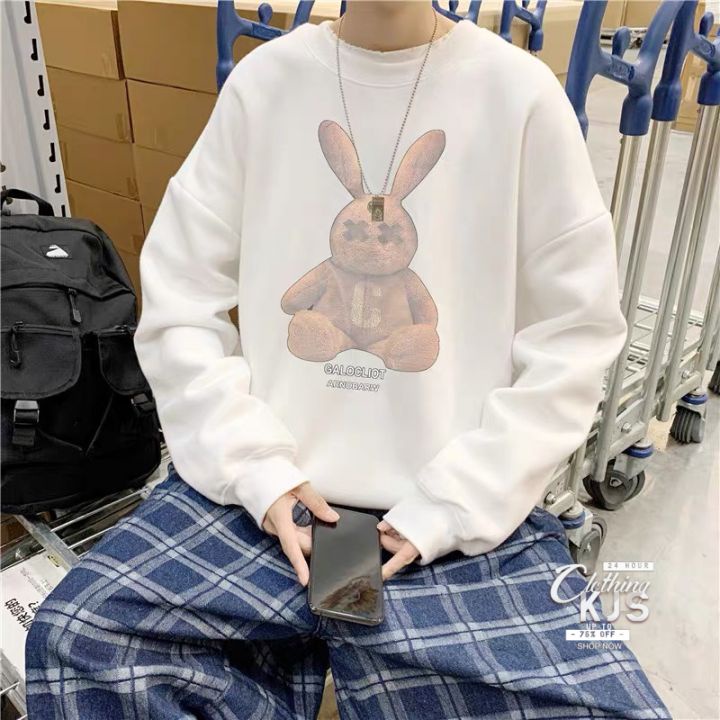 Áo Sweater In Hình Gấu Nam Nữ Unisex phong cách Hàn Quốc cá tính, Chất nỉ bồng đẹp mã AL01 | BigBuy360 - bigbuy360.vn