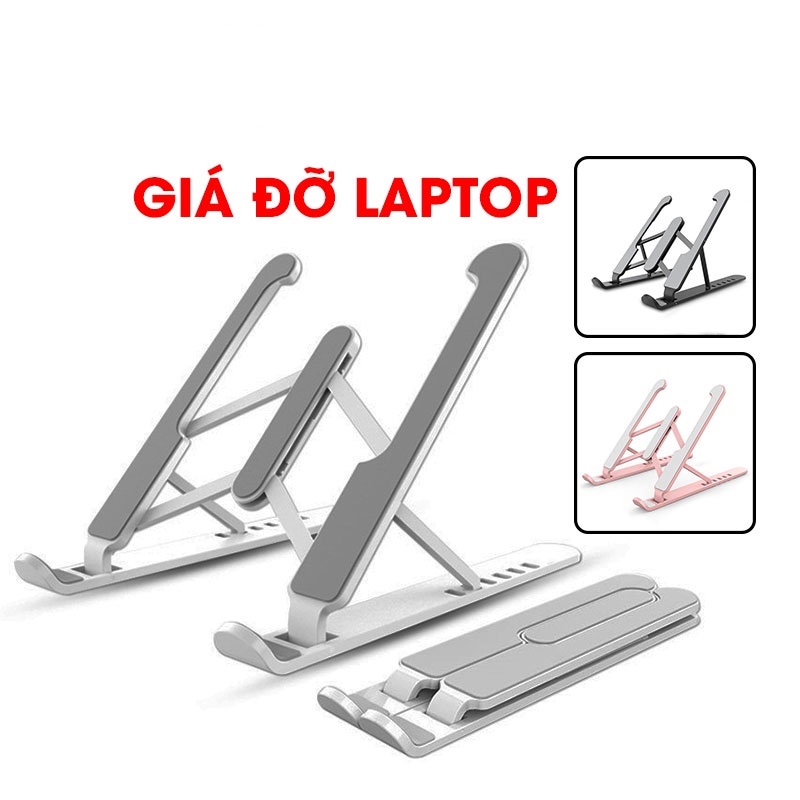 Giá Đỡ Laptop ABS Gấp Gọn Nhỏ Gọn Dễ Mang Theo, Giá Đỡ Laptop Hỗ Trợ Tản Nhiệt Điều Chỉnh Độ Cao Laptop Gấp Gọn, Bỏ Túi