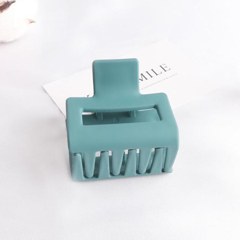 Kẹp Tóc Càng Cua Màu Trơn Kiểu Dáng Hình Học Thời Trang Cho Nữ