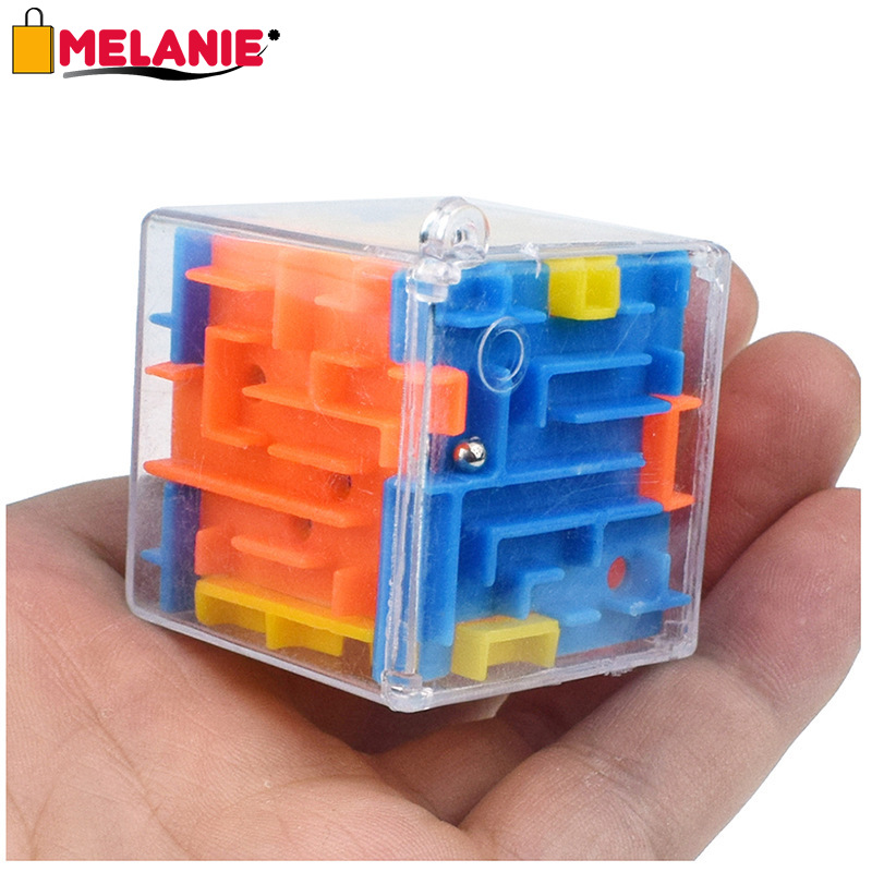 Đồ Chơi Khối Lập Phương Bi Dẫn Mê Cung 3D Mini Giúp Giảm Căng Thẳng