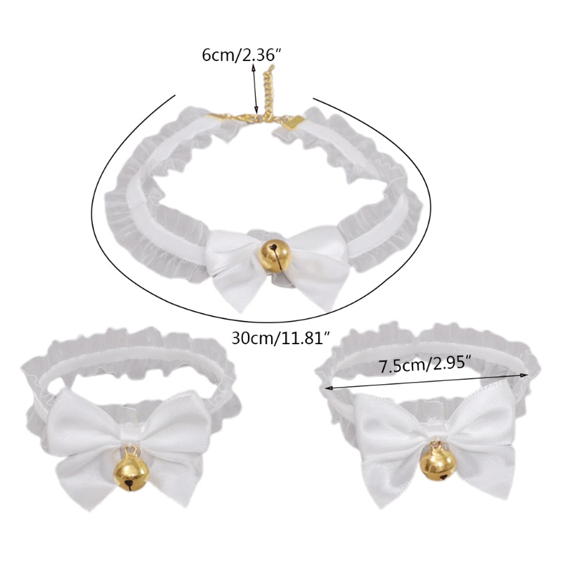 Vòng Cổ Choker Ren Thắt Nơ Phong Cách Lolita Nhật Bản Ngọt Ngào