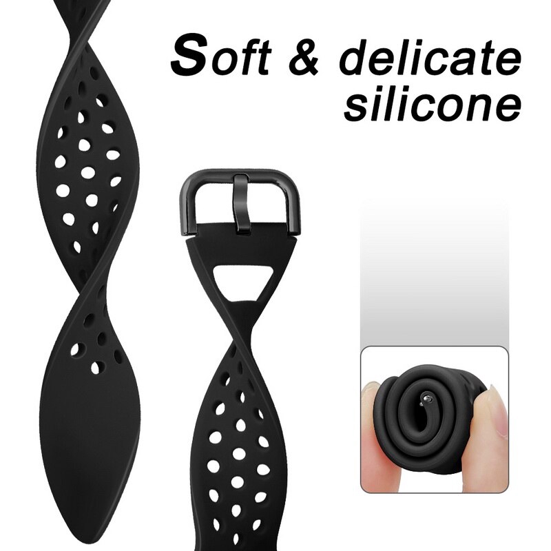 Silicone Watch strap for Samsung Galaxy watch 46mm Gear S2 s3 sport watch band 22mm 20mm