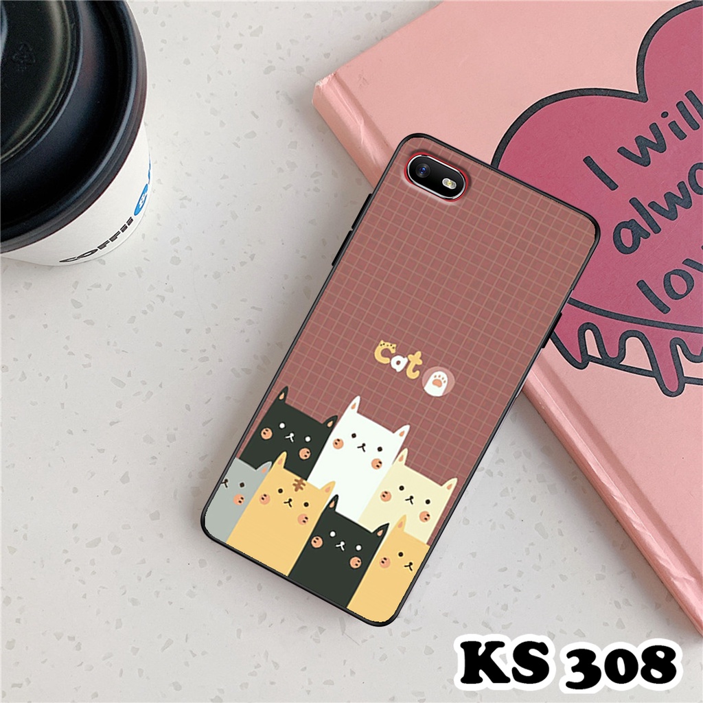 Ốp lưng Oppo A1k - Realme C1 - Ốp Oppo in hình LoveCat - Chất liệu TPU siêu bền