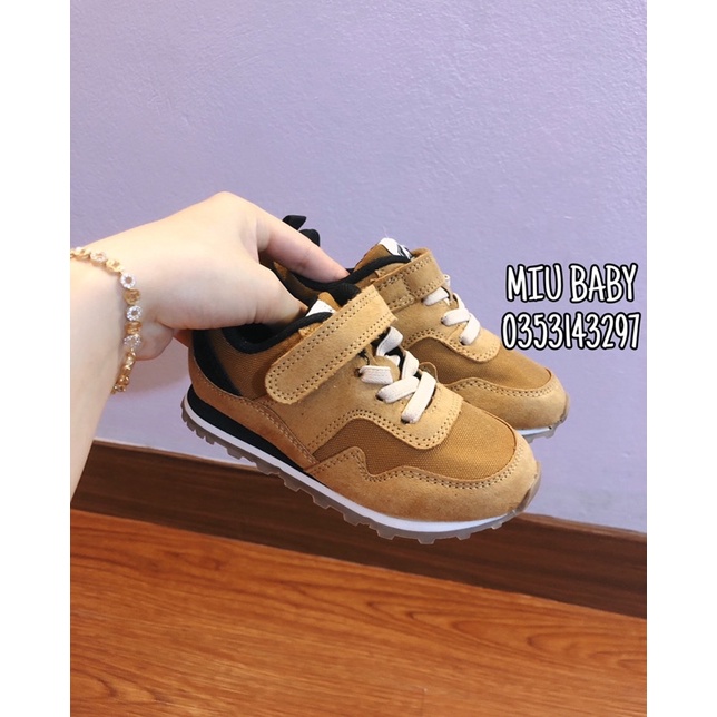 Giày thể thao quai dán •H•M• nhiều màu bé trai bé gái du xịn