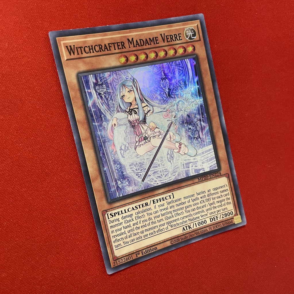 EN]Thẻ Bài Yugioh Chính Hãng] Witchcrafter Madame Verre