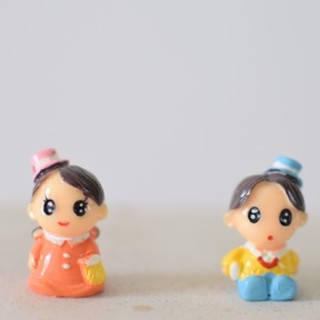 Phụ kiện tiểu cảnh - Cặp đôi em bé