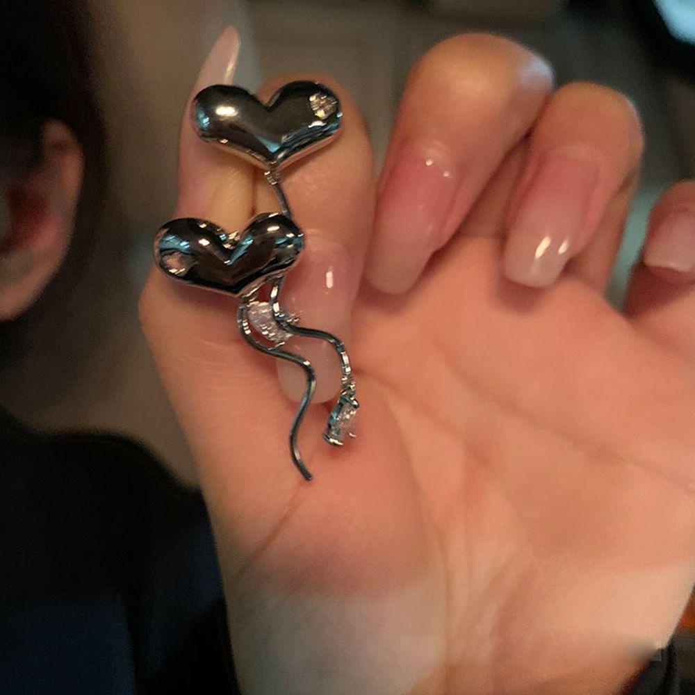 Khuyên Tai Dạng Hạt WMES15H Chất Liệu Hợp Kim Đơn Giản Thời Trang Phong Cách Hàn Quốc Cổ Điển