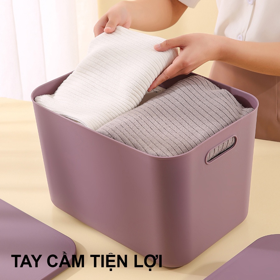 Hộp Đựng Đồ Có Nắp Bằng Nhựa Đa Năng Có Tay Cầm Tiện Dụng Cao Cấp Q002