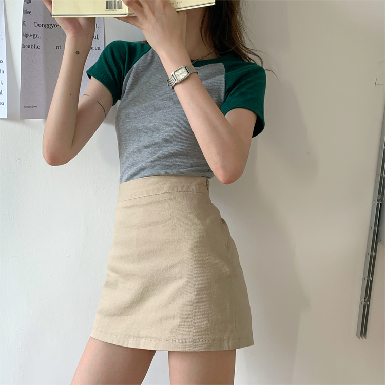 Chân Váy Chữ A Chất Liệu Cotton Nguyên Chất Thời Trang 43576