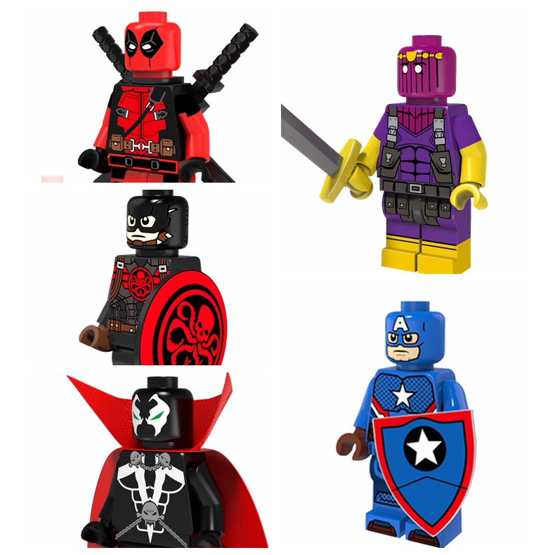 Bộ Lắp Ráp Lego Nhân Vật Siêu Anh Hùng Deadpool / Spiderman Cho Bé