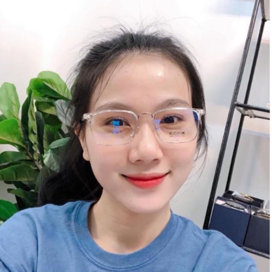 Gọng kính cận nam nữ mắt vuông cắt vành kim loại Liupeyewear 770 thiết kế chắc chắn, có thể thay cận loạn