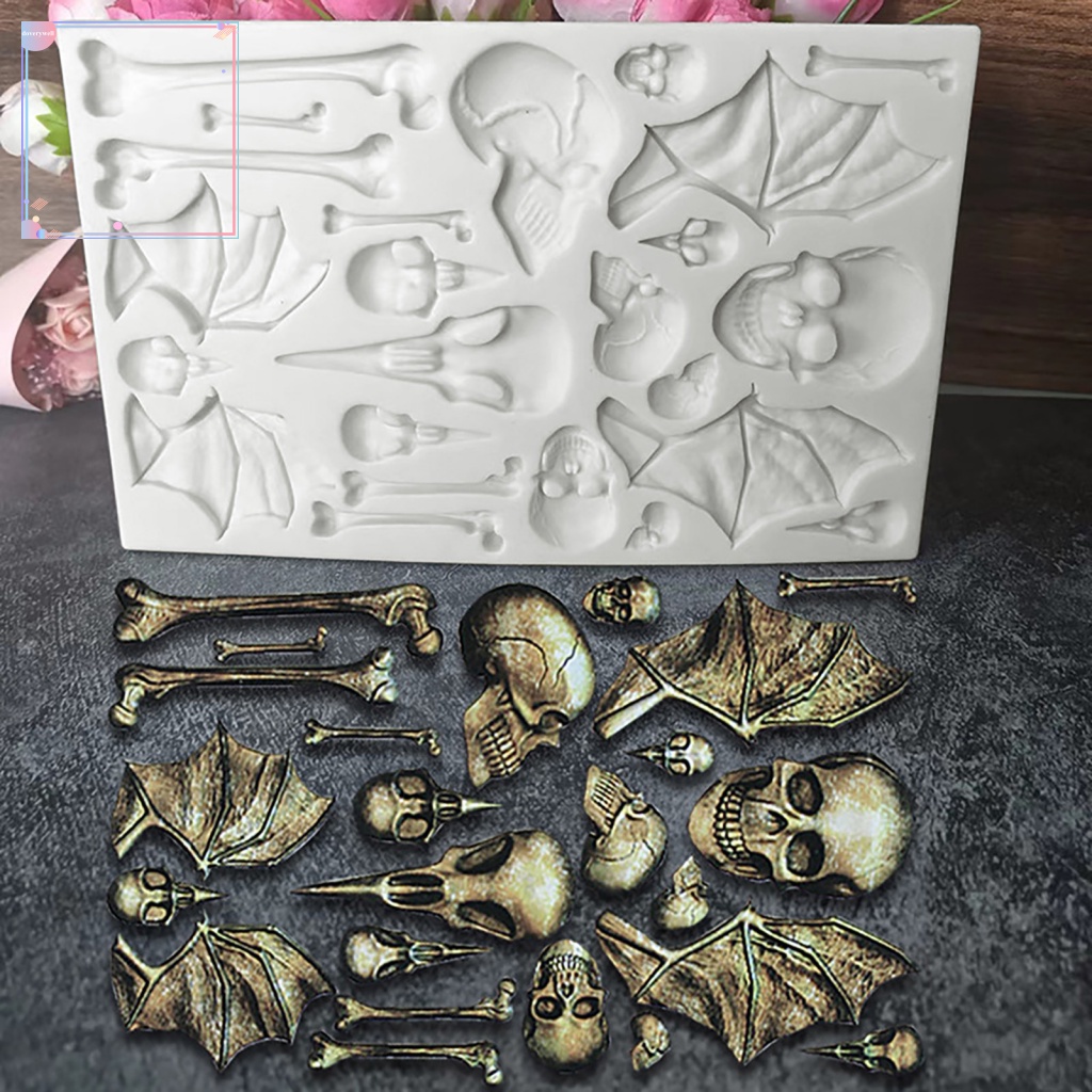 Khuôn Silicone Làm Bánh Chủ Đề Halloween Đa Năng Tiện Dụng