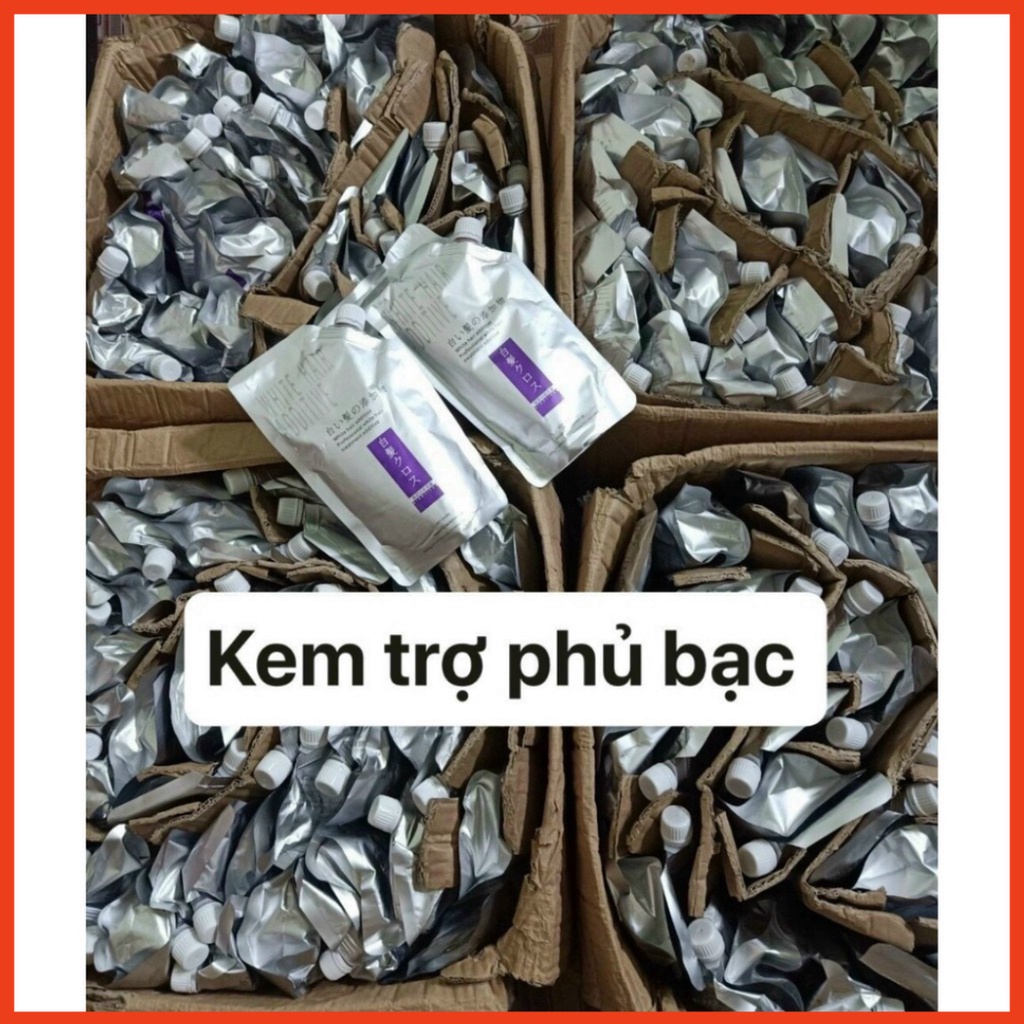 Kem trợ nhuộm phủ bạc tóc loại 1