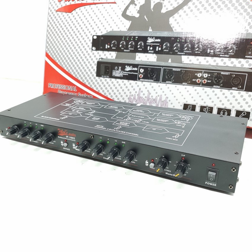 Máy nâng tiếng hát IDOL AUDIO IP-100 II  ( Chữ Đỏ )