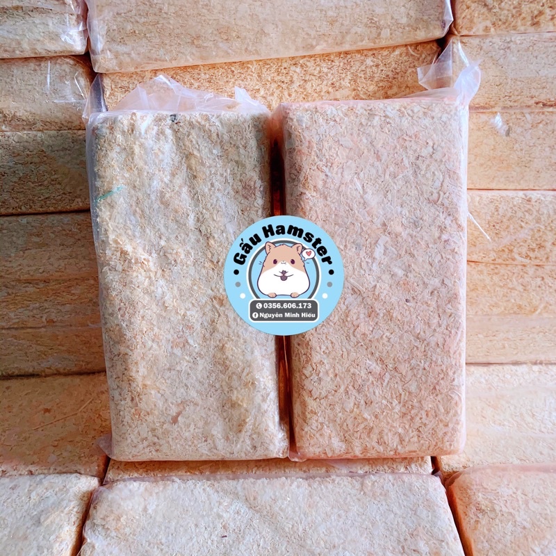 Mùn cưa nén lót chuồng 1kg cho hamster