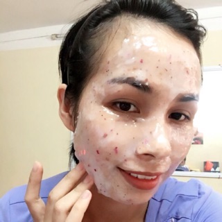 Mặt nạ collagen cánh hoa hồng
