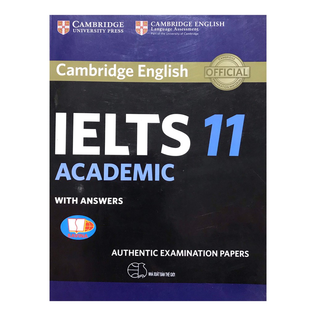 Sách - Cambridge English : Ielts 11 academic with answers ( NXB Thế giới )
